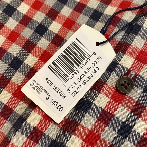 Men’s johnnie-O Coen Long Sleeve Woven Shirt - Picture 3 of 9